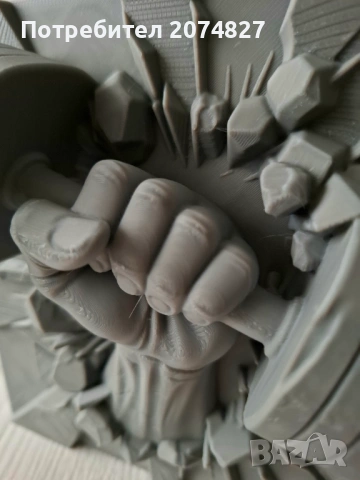 Strength Unleashed – 3D релефна скулптура, снимка 8 - Декорация за дома - 53451900