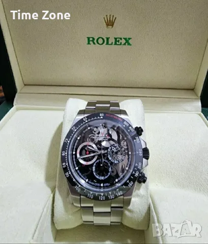 Rolex Cosmograph Daytona 40mm "La Barrichello" Steel Ceramic Bezel Skeleton Dial, снимка 2 - Мъжки - 48183433