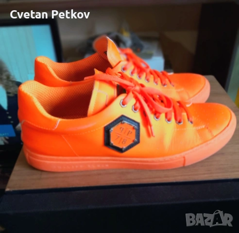 Продавам кожени Сникърси Philipp Plein , снимка 7 - Спортно елегантни обувки - 53519734