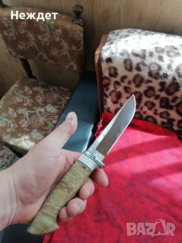 Нож от кован клапан. , снимка 3 - Ножове - 50675281