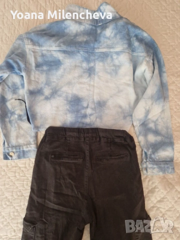 Комплект baggy jeans + леко пролетно яке/горнище, снимка 2 - Комплекти - 53911693