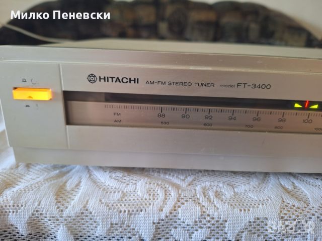 HITACHI  FT 3400 STEREO TUNER MADE IN JAPAN , снимка 3 - Ресийвъри, усилватели, смесителни пултове - 45872382