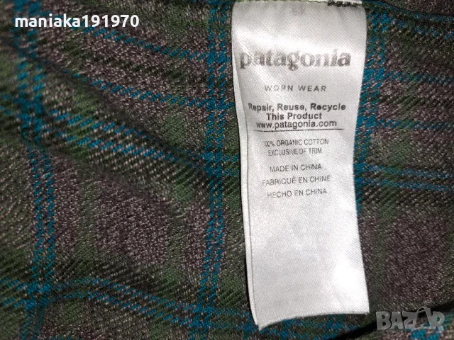 Patagonia Fjord Flannel Shirt (L) мъжка риза , снимка 6 - Ризи - 49108201