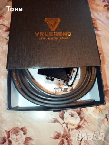 VRLEGEND ORIGINAL Нов Мъжки Автоматичен Кожен Колан с Кутия 130см., снимка 6 - Колани - 52306427