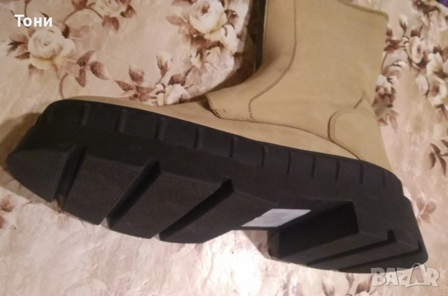 Нови Дамски Високи Боти Изцяло от Естествена Кожа 40, снимка 7 - Дамски боти - 52667750