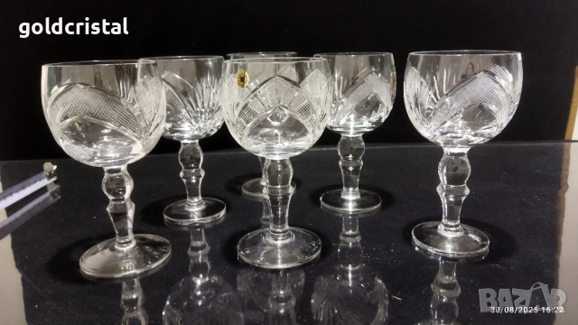 кристални чаши Рамона, снимка 2 - Антикварни и старинни предмети - 19197729