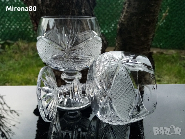 * Виолета * -кристален сервиз за коняк, снимка 7 - Сервизи - 54150726