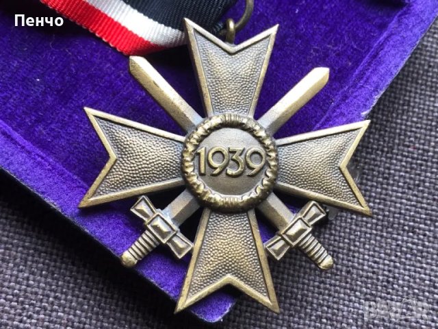 стар немски орден /медал/ - WEHRMACHT - WWII - ОРИГИНАЛ, снимка 3 - Антикварни и старинни предмети - 49671292