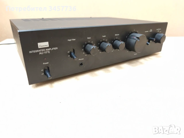Винтидж Японски Стерео Усилвател Sansui AU-117 mk2, снимка 10 - Ресийвъри, усилватели, смесителни пултове - 53511370