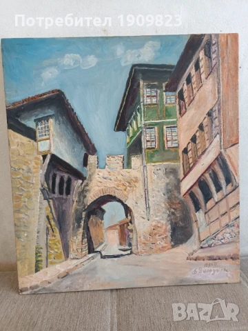 Голяма стара картина , снимка 5 - Картини - 51156915