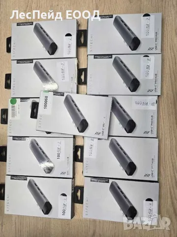 Докинг станция Satechi USB C към 1x USB C, 2x USB A, 1x HDMI, 1x RJ45, снимка 3 - Друга електроника - 50370507