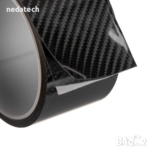 Винилов стикер за кола от въглеродни влакна, 3м x 5см., снимка 2 - Аксесоари и консумативи - 51295632