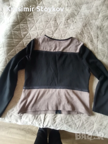 Блуза с дълъг ръкав с цип, снимка 2 - Блузи с дълъг ръкав и пуловери - 52350826