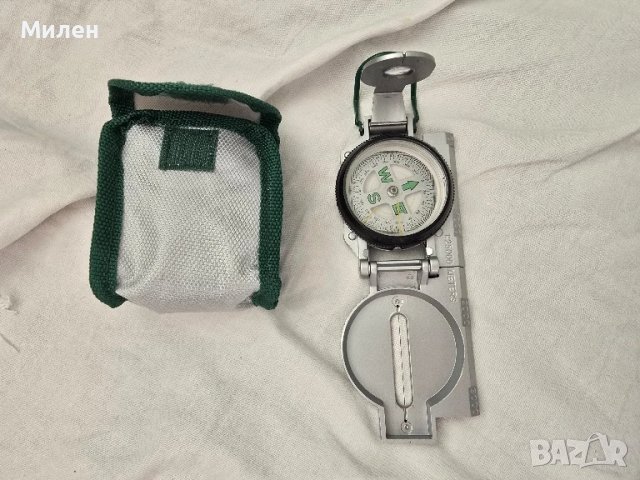 Метален туристически компас, снимка 2 - Екипировка - 51277434