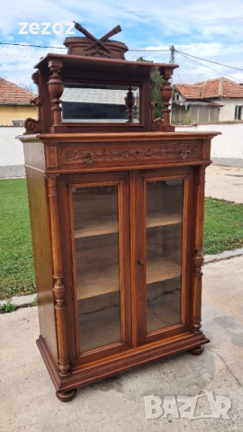 Шкаф ретро с витрина №35