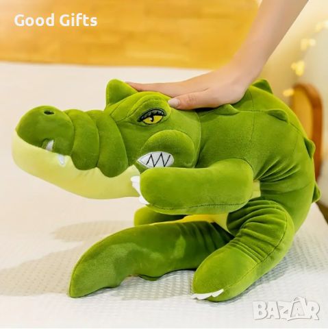 Плюшен крокодил Възглавница в 3 цвята, 80см, снимка 6 - Плюшени играчки - 45436947