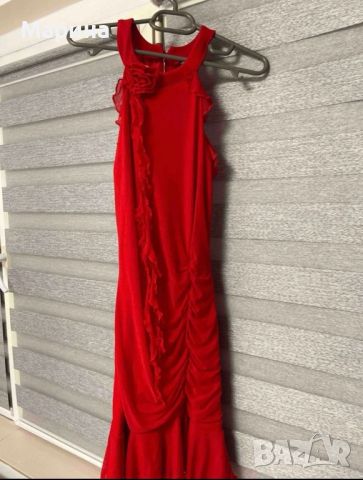 Лятна червена латино рокля , снимка 7 - Рокли - 46293826