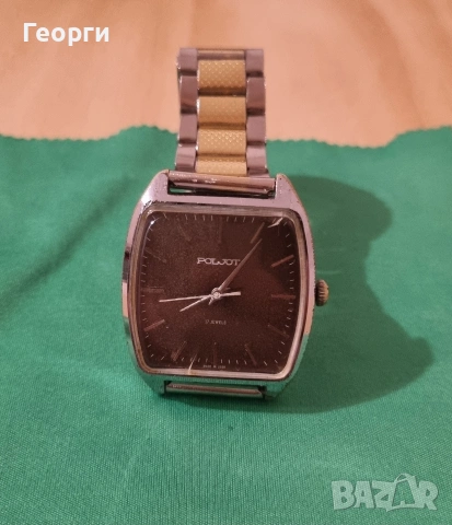 Мъжки ръчен механичен часовник POLJOT 17 jewels работещ, снимка 4 - Мъжки - 53114224
