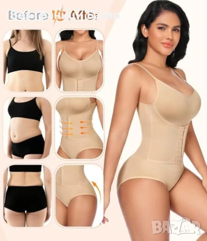 Ново Дамско стягащо бодисют с контрол на корема, оформяне на талията, снимка 5 - Бельо - 53697103