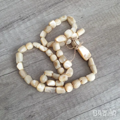 Стара седефена броеница 118грама, снимка 6 - Антикварни и старинни предмети - 50272917