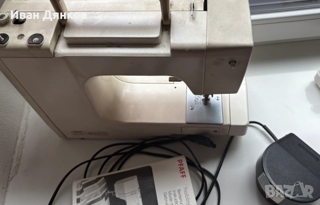 Шевна машина PFAFF hobby 317 – надеждна класика, снимка 12 - Шевни машини - 53915161