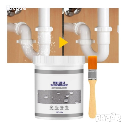Водоустойчиво лепило за хидроизолация, нано спрей лепило против течове 100гр