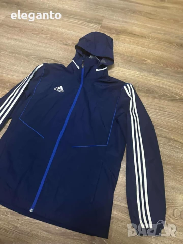 Мъжка водоустойчива ветровка Adidas Tiro 19 All Weather Jacket , L размер, снимка 7 - Якета - 51201688