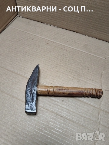 Соц Стар Ръчно Кован Каменоделски Чук 0.950кг. НОМЕР 1733., снимка 4 - Антикварни и старинни предмети - 53952191