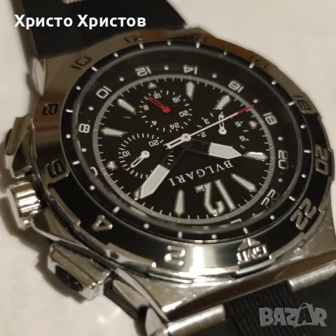 Мъжки луксозен часовник BVLGARI X-Pro DIAGONO PROFESSIONAL , снимка 16 - Мъжки - 32539621