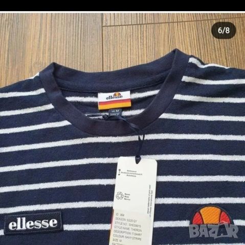 Страхотна мъжка тениска ELLESSE,  нова с етикет,  размер М , снимка 4 - Тениски - 45366518