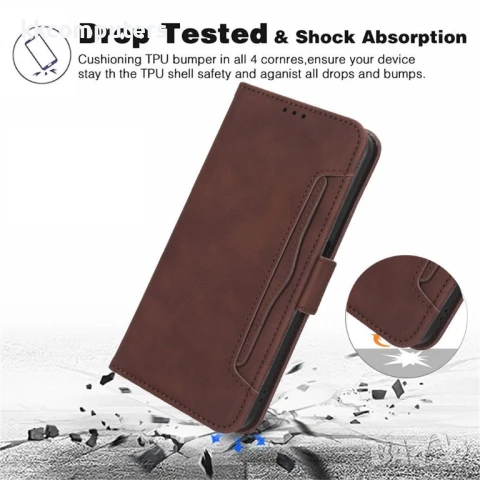 ZTE Axon 60 Lite / Blade V60 Vita Magnetic Wallet Калъф и Протектор, снимка 8 - Калъфи, кейсове - 50653481