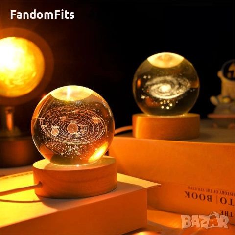 Светеща 3D Лампа - Сфера