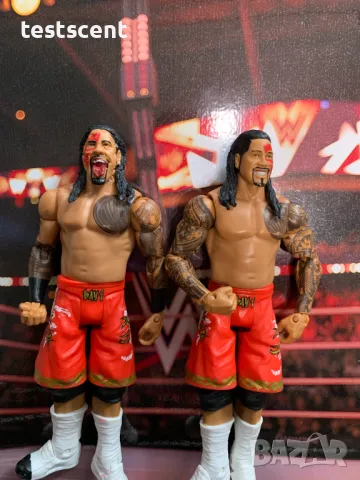 Екшън фигура WWE Jey Uso Джей Усо The Bloodline Battle Pack Mattel figure играчка, снимка 13 - Колекции - 49512732