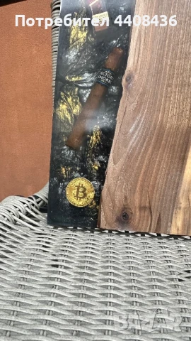 Дъска от орех и епоксидна смола, снимка 4 - Аксесоари за кухня - 51055483