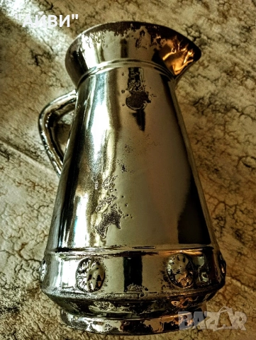 Старина луксозна кана от френска керамика, снимка 13 - Декорация за дома - 53971506