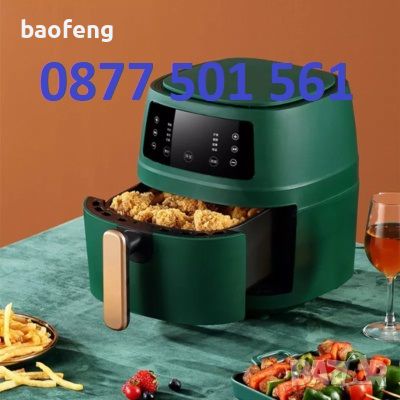 ! Нов Еър фрайър Silver Crest S-18 8 и 6 литра Air Fryer 2400 W фритюрник от вносител 12м гаранция