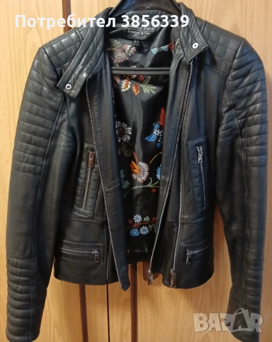 Кожено яке Mango и Massimo Zardi, снимка 8 - Якета - 50823243