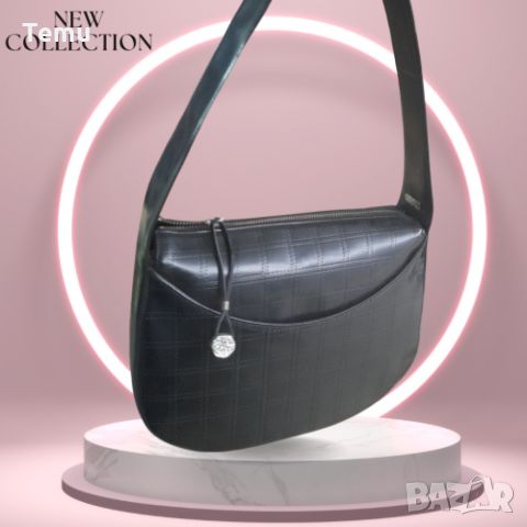 Елегантна дамска чанта за рамо с метален елемент 32х22 см, снимка 5 - Чанти - 45764909