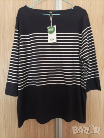 Нова памучна блуза , снимка 2 - Блузи с дълъг ръкав и пуловери - 53871536