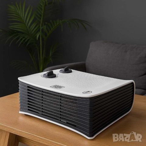 Компактен вентилаторен отоплител, BLACK+DECKER BXSH2001E