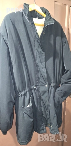 Черно топло зимно яке, снимка 2 - Якета - 52380972