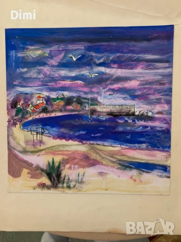 КИРИЛ НЕДЯЛКОВ смесена техника, снимка 5 - Картини - 52827467