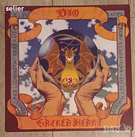 Dio  ‎– Sacred Heart Издание 🇬🇧 UK 1985г Състояние на винила:NEAR MINT Състояние на обложката:VG+ 