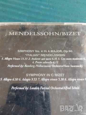 Mendelssohn / Bizet– Symphony No. 4 'Italian' / Symphony In C, снимка 2 - CD дискове - 52958094