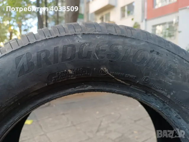 Зимни Bridgestone 215/60/16   2-броя, снимка 2 - Гуми и джанти - 47317636