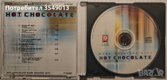 Неофициални cd / цд компакт дискове - нови - Hot Chocolate, снимка 10 - CD дискове - 53471911