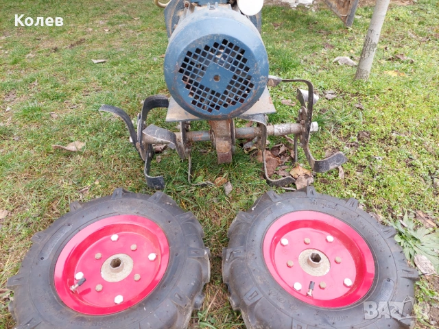 Електрическа мотофреза +двигател 7,5 к.с., снимка 3 - Градинска техника - 53454150