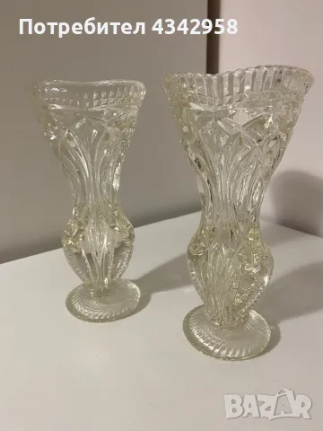 Vintage Glass vase , снимка 1 - Колекции - 49169740