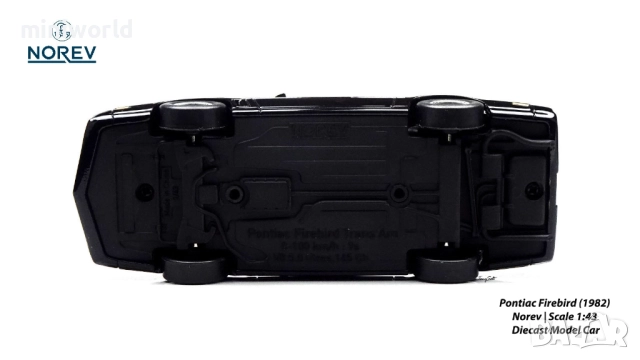Pontiac Firebird 1982 - мащаб 1:43 на NOREV моделът е нов в кутия, снимка 8 - Колекции - 52567746