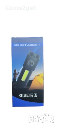 Супер мощно USB LED фенерче, снимка 7 - Прожектори - 48526739